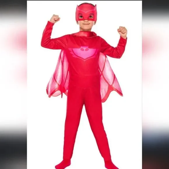 BRAND NEW HALLOWEEN TODDLER DELUXE PJ MASKS OWLETTE HALLOWEEN COSTUME JUMPSUIT - Picture 16 of 16
